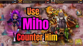 F2P Miho is free Win G2 Siege  Summoners War [upl. by Wilmette]