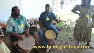 Part 1 Garifuna Music and Dance Demonstration at 2013 Smithsonian FolkLife Festival [upl. by Yelnet]