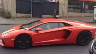 Lord Aleems Aventador spotted in Bradford [upl. by Viafore898]