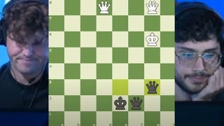 MAGNUS CARLSEN DEFEATS ALIREZA FIROUZJA WITH FOUR QUEENS ON THE BOARD [upl. by Ytsirk555]