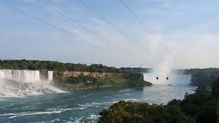 WildPlay Niagara Falls Zipline to the Falls Epic Views of American amp Horseshoe Falls [upl. by Oeht51]