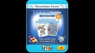 Tsum Tsum  November Event 2017  Pixar Puzzle [upl. by Karleen]