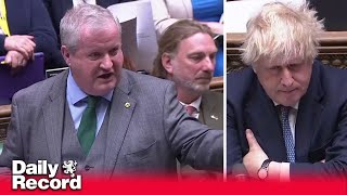 Ian Blackford demands Boris Johnson resigns in the Commons chamber [upl. by Yelrahc]