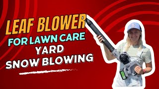 Leaf Blower Cordless Review  Best Electric Blower for Yard and Snow Cleanup [upl. by Wanids248]