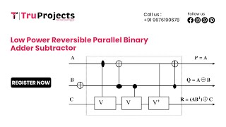 Low Power Reversible Parallel Binary AdderSubtractor II BTECH MTECH VLSI IEEE PROJECTS  IEEE VLSI [upl. by Nikral309]