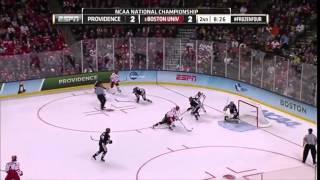 2015 NCAA BU vs Providence Hockey National Championship Highlights [upl. by Ajiam959]