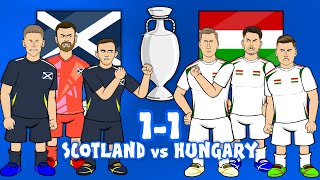 NO PENALTY😲 Scotland vs Hungary Euro 2024 Parody Goals 10 Highlights Csoboth [upl. by Ab410]