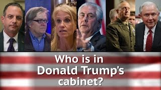 Who is in Donald Trumps cabinet [upl. by Aray]