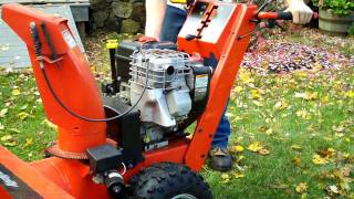 Simplicity Snowblower First Start of the Season [upl. by Mcfarland]