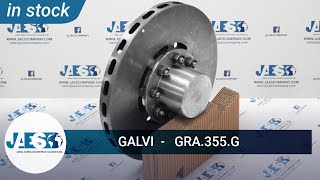 GALVI GRA355G IN STOCK Elastic coupling  Giunto elastico con disco freno 355  Acoplamientos [upl. by Venita]