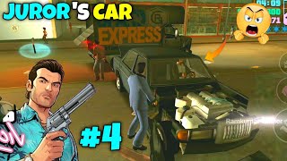 I smashed the Jurors car  Grand Theft Auto Vice City Gameplay Mission 5  Jury Fury 5 [upl. by Nangatrad]