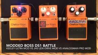 JHS  Keeley  Analogman DS1 Mod Shootout [upl. by Jez100]