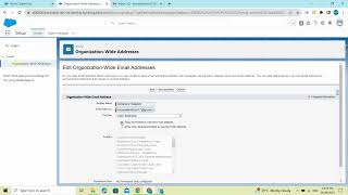 How To Add Email In Organization Wide Email Address In Salesforce  Email  Organization Wide [upl. by Llemaj140]