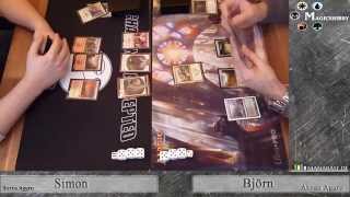 Magic The Gathering Turnier  Standard PPTQ 100115 Runde 45 Deutsch HD [upl. by Alyag9]