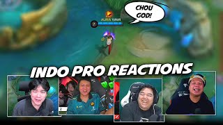 INDO PRO REACTION WHEN YAWI PICKED CHOU for THE 1ST TIME in MPL INDONESIA    😮 [upl. by Richelle]