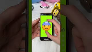 TUTORIAL Emojis Gif TREND 👀😂 trend magic tutorial backstage creative lol shorts [upl. by Zuzana614]