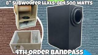 4th Order Bandpass Subwoofer Box  Subwoofer Box Design Idea for Car and Home Theater Set up [upl. by Norreht]