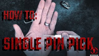 Learn SINGLE Pin Lock Picking [upl. by Aicilaanna803]