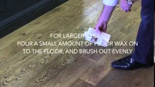 Fiddes Liquid Wood Floor Wax Application [upl. by Belldas953]