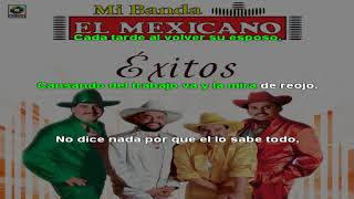 RAMITO DE VIOLETASMI BANDA EL MEXICANO KARAOKE PISTA ORIGINAL [upl. by Jodi561]