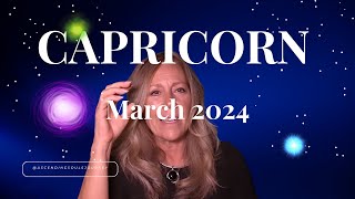 Capricorn  Finally Getting What You Deserve March 2024 Guided Psychic Tarot General [upl. by Gall]