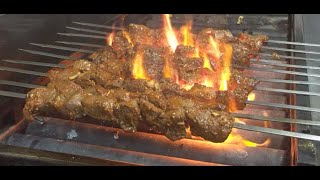 How To Make amp Cook Armenian Shish Kebab [upl. by Ahsiekyt207]