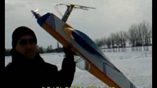 Diablotin RC plane with snow skis 1700mm wingspan [upl. by Eugenides]