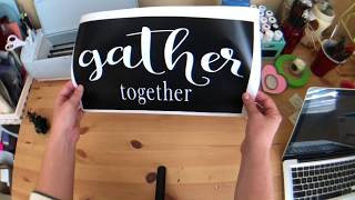 How to Make a Vinyl Stencil with Cricut Design Space [upl. by Cadmar]