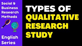 Types of Qualitative Research Study Explained  Understanding Qualitative Research Methods  English [upl. by Pleione645]