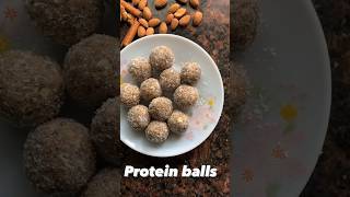 High protein balls😋😋protein balls dryfruits excellent tastyfood good shortsvideo [upl. by Yetnruoc]