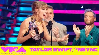 NSYNC Presents Taylor Swift w Best Pop Award  2023 VMAs [upl. by Epillihp]