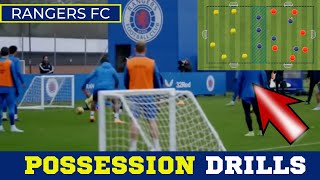 🎯Soccer Possession Training Drills  Rangers FC [upl. by Roehm719]