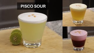 Como Preparar PISCO SOUR EN LICUADORA Y EN COCTELERA SOUR DE CHICHA Y MARACUYÁ  Tragos Peruanos [upl. by Jobyna160]