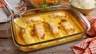 LACHSSAHNE GRATIN OHNE FIX  SCHNELL UND EINFACH  30 MIN REZEPT  OFENGERICHT  GRATIN REZEPT [upl. by Aidas237]