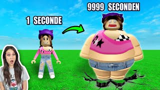 ROBLOX maar IK WORD ELKE SECONDE DIKKER  Fan Friday [upl. by Alicea]