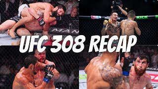 UFC 308 Recap [upl. by Limhaj]