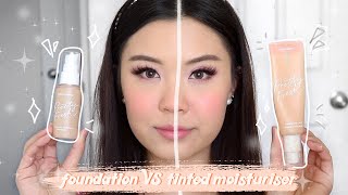 COLOURPOP PRETTY FRESH FOUNDATION VS TINTED MOISTURISER ✨ [upl. by Magdalena]