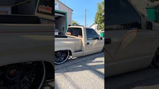 Bagged OBS Silverado Kandy Paint 🍭 on Forgiato Rims droppedtrucks obschevy silverado forgiato [upl. by Traggat]