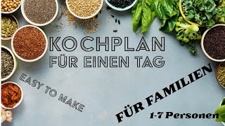 Familiengenuss Täglicher Essensplan für Großfamilie hier für den 14112024 [upl. by Sibel]