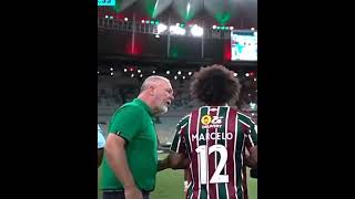 MANO MENEZES VS MARCELO CLIMA TENSO futebol fluminense fluminensenoticias [upl. by Retse513]