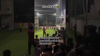 wicket on free hit ball😂 cricket cricketlover event [upl. by Alleda763]