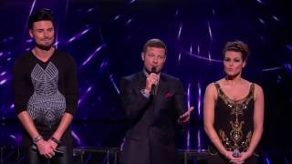 The X Factor UK  Carolynne Pooles elimination with The Chase sounds [upl. by Tterrej]