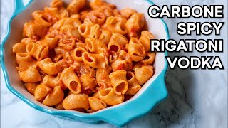 Spicy Rigatoni Vodka JUST LIKE Carbone because its based on their recipe [upl. by Nashoma]