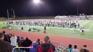 2016 Oskaloosa Marching Band  National Anthem amp Fight Song [upl. by Ayra773]