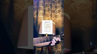 How to play Amaj7 Chord on guitar  guitar cover tutorial viralvideo shortvideo [upl. by Harriot547]