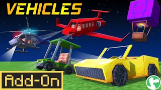 VEHICLES AddOn  Minecraft Marketplace  Showcase [upl. by Obaza]