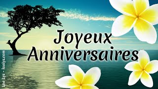 JOYEUX ANNIVERSAIRE  joliecarteanniversaire [upl. by Huskey759]