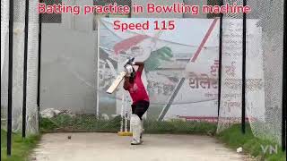 Batting practice in Bowling machineshortscricket viralvideo kingkohli cricketlover [upl. by Ettegdirb]