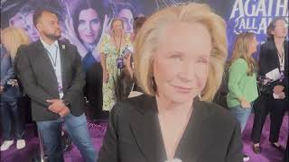 Agatha All Along premiere Debra Jo Rupp red carpet interview [upl. by Ansaev]