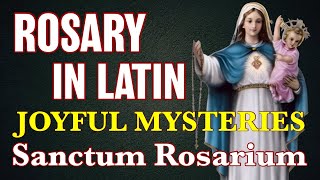 Rosary In Latin Joyful Mysteries ✝︎ Sanctum Rosarium Mystéria Gaudiósa [upl. by Orian]